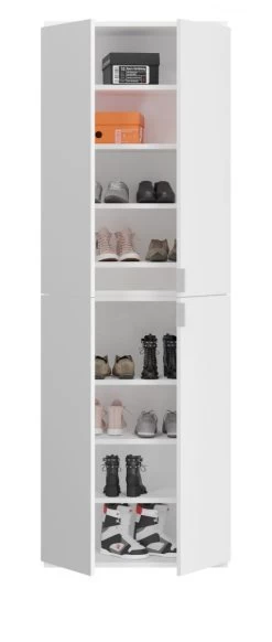 Garderobenschrank "ProjektX" In Weiß Hochglanz Kleiderschrank 212 X 193 Cm -Wohnwelt Verkauf 8347 5