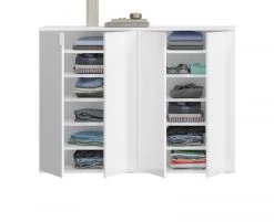 Kommode "ProjektX" In Weiß Hochglanz Sideboard Mehrzweckschrank 122 X 99 Cm 14 Kommode "ProjektX" In Weiß Hochglanz Sideboard Mehrzweckschrank 122 X 99 Cm -Wohnwelt Verkauf 8350 6