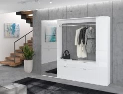 Sideboard "ProjektX" In Weiß Hochglanz Kommode Mehrzweckschrank 183 X 99 Cm -Wohnwelt Verkauf 8351 6