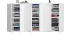 Sideboard "ProjektX" In Weiß Hochglanz Kommode Mehrzweckschrank 183 X 99 Cm -Wohnwelt Verkauf 8351 7