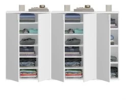 Sideboard "ProjektX" In Weiß Hochglanz Kommode Mehrzweckschrank 152 X 99 Cm 14 Sideboard "ProjektX" In Weiß Hochglanz Kommode Mehrzweckschrank 152 X 99 Cm -Wohnwelt Verkauf 8352 6