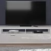 TV-Lowboard "Skylight" In Weiß Hochglanz TV-Unterteil Inklusive Frontbeleuchtung 201 X 58 Cm -Wohnwelt Verkauf 8791 1