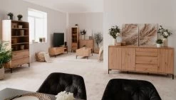 Kommode "Korsika" In Artisan Eiche Sideboard 81 X 87 Cm -Wohnwelt Verkauf 8868 6