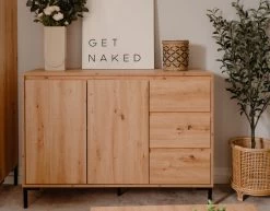 Kommode "Korsika" In Artisan Eiche Sideboard 120 X 87 Cm 13 Kommode "Korsika" In Artisan Eiche Sideboard 120 X 87 Cm -Wohnwelt Verkauf 8869 4