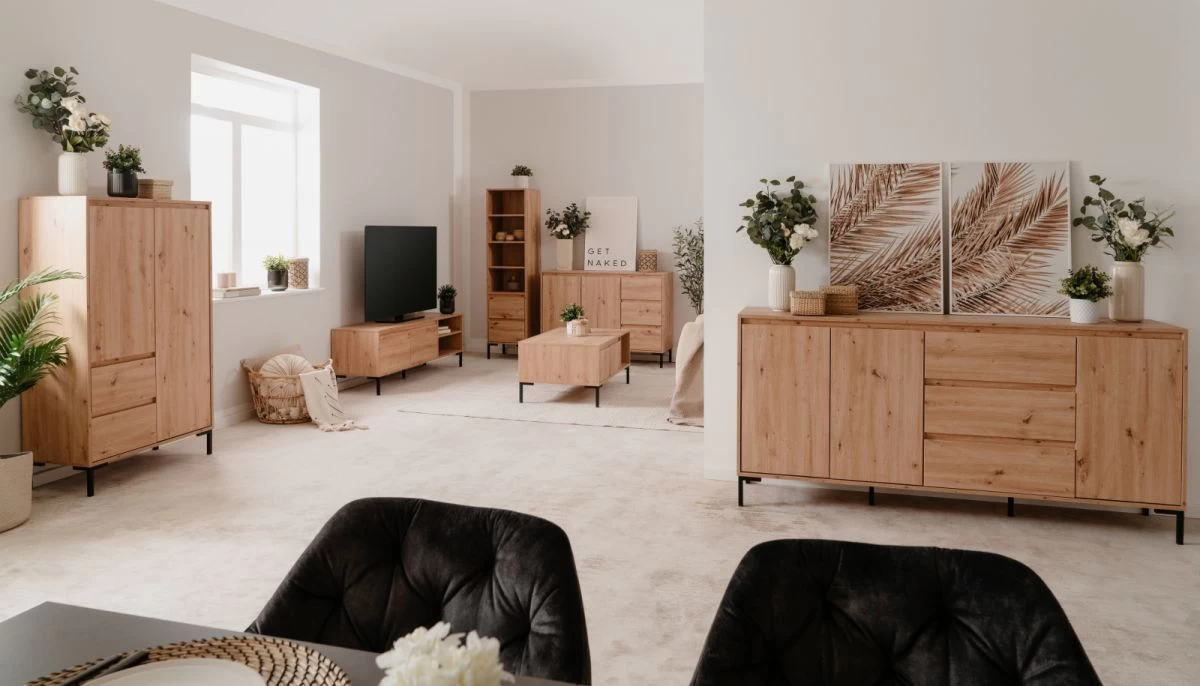 Kommode "Korsika" In Artisan Eiche Sideboard 120 X 87 Cm 8 Kommode "Korsika" In Artisan Eiche Sideboard 120 X 87 Cm – Bild 6