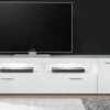 TV-Lowboard "Crucero" In Weiß Hochglanz TV Unterteil 180 X 48 Cm 1 TV-Lowboard "Crucero" In Weiß Hochglanz TV Unterteil 180 X 48 Cm -Wohnwelt Verkauf 8908 1