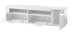 TV-Lowboard "Crucero" In Weiß Hochglanz TV Unterteil 180 X 48 Cm -Wohnwelt Verkauf 8908 8