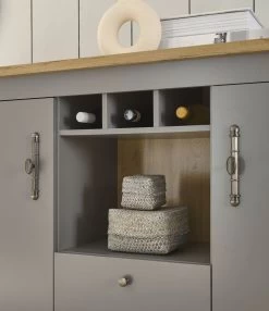 Sideboard "Rideau" In Grau Und Artisan Eiche Landhaus Kommode 166 X 100 Cm -Wohnwelt Verkauf 8943 2