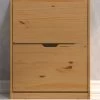 Schuhschrank "Mestre" In Massivholz Kiefer Honigfarben Lackiert Schuhkipper 60 X 78 Cm -Wohnwelt Verkauf 8989 1