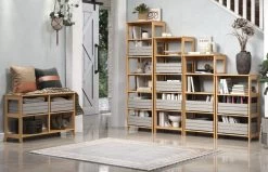 Schuhregal "Arona" In Massivholz Kiefer Honigfarben Gewachst Flur Diele Regal 100 X 63 Cm -Wohnwelt Verkauf 9093 7