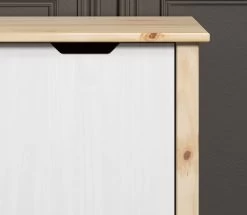 Kommode "Latera" In Massivholz Kiefer Weiß Lackiert Wohn- Und Esszimmer Sideboard 78 X 79 Cm -Wohnwelt Verkauf 9098 2