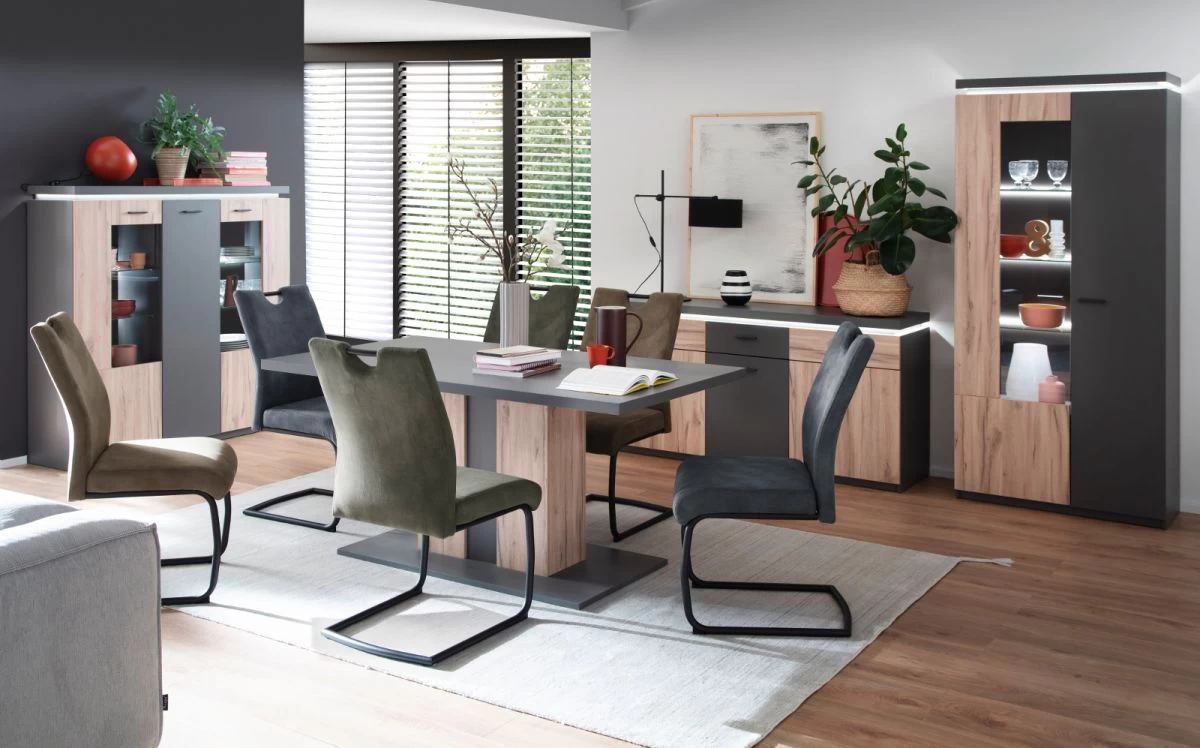 2 X Stuhl "Acroma" In Olive Antik-Look Freischwinger Esszimmerstuhl 2er Set Mit Komfortsitzhöhe Bis 150 Kg 5 2 X Stuhl "Acroma" In Olive Antik-Look Freischwinger Esszimmerstuhl 2er Set Mit Komfortsitzhöhe Bis 150 Kg – Bild 3