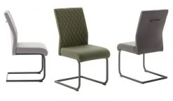 2 X Stuhl "Asti" In Anthrazit Freischwinger Mit Komfortsitzhöhe Und Aqua Resistant Esszimmerstuhl 2er Set Bis 150 Kg