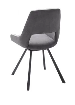 2 X Stuhl "Bayonne" In Grau Vintage-Look 4-Fußstuhl 180° Drehbar Esszimmerstuhl 2er Set Mit Komfortsitzhöhe 13 2 X Stuhl "Bayonne" In Grau Vintage-Look 4-Fußstuhl 180° Drehbar Esszimmerstuhl 2er Set Mit Komfortsitzhöhe -Wohnwelt Verkauf 9179 3