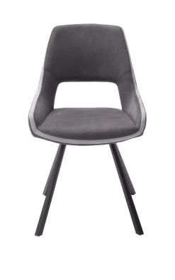 2 X Stuhl "Bayonne" In Grau Vintage-Look 4-Fußstuhl 180° Drehbar Esszimmerstuhl 2er Set Mit Komfortsitzhöhe 14 2 X Stuhl "Bayonne" In Grau Vintage-Look 4-Fußstuhl 180° Drehbar Esszimmerstuhl 2er Set Mit Komfortsitzhöhe -Wohnwelt Verkauf 9179 4