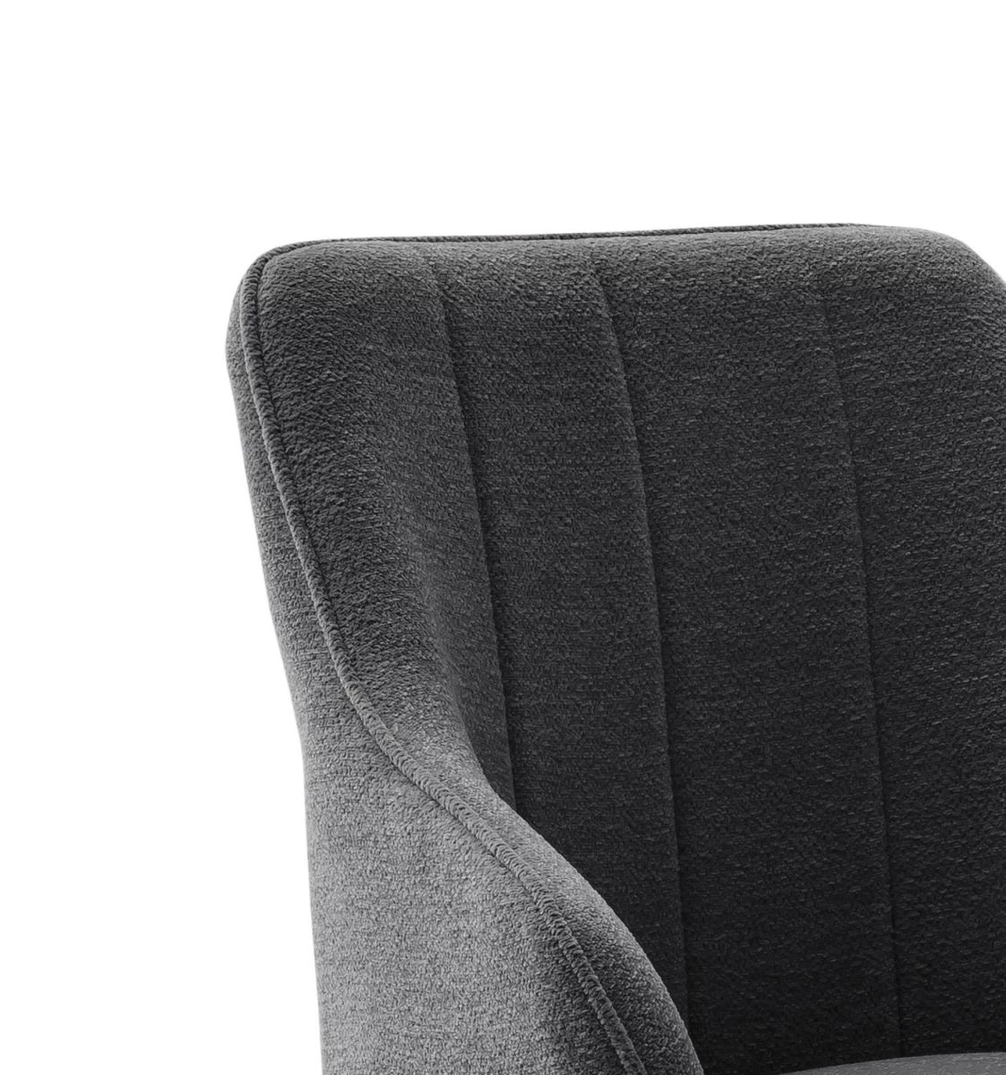 2 X Stuhl "Kasama" In Anthrazit Mit Armlehne 180° Drehbar Esszimmerstuhl 2er Set Mit Taschenfederkern 5 2 X Stuhl "Kasama" In Anthrazit Mit Armlehne 180° Drehbar Esszimmerstuhl 2er Set Mit Taschenfederkern – Bild 3