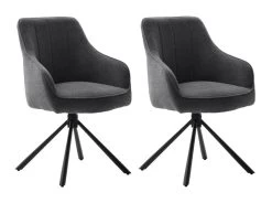 2 X Stuhl "Kasama" In Anthrazit Mit Armlehne 180° Drehbar Esszimmerstuhl 2er Set Mit Taschenfederkern 13 2 X Stuhl "Kasama" In Anthrazit Mit Armlehne 180° Drehbar Esszimmerstuhl 2er Set Mit Taschenfederkern -Wohnwelt Verkauf 9189 6