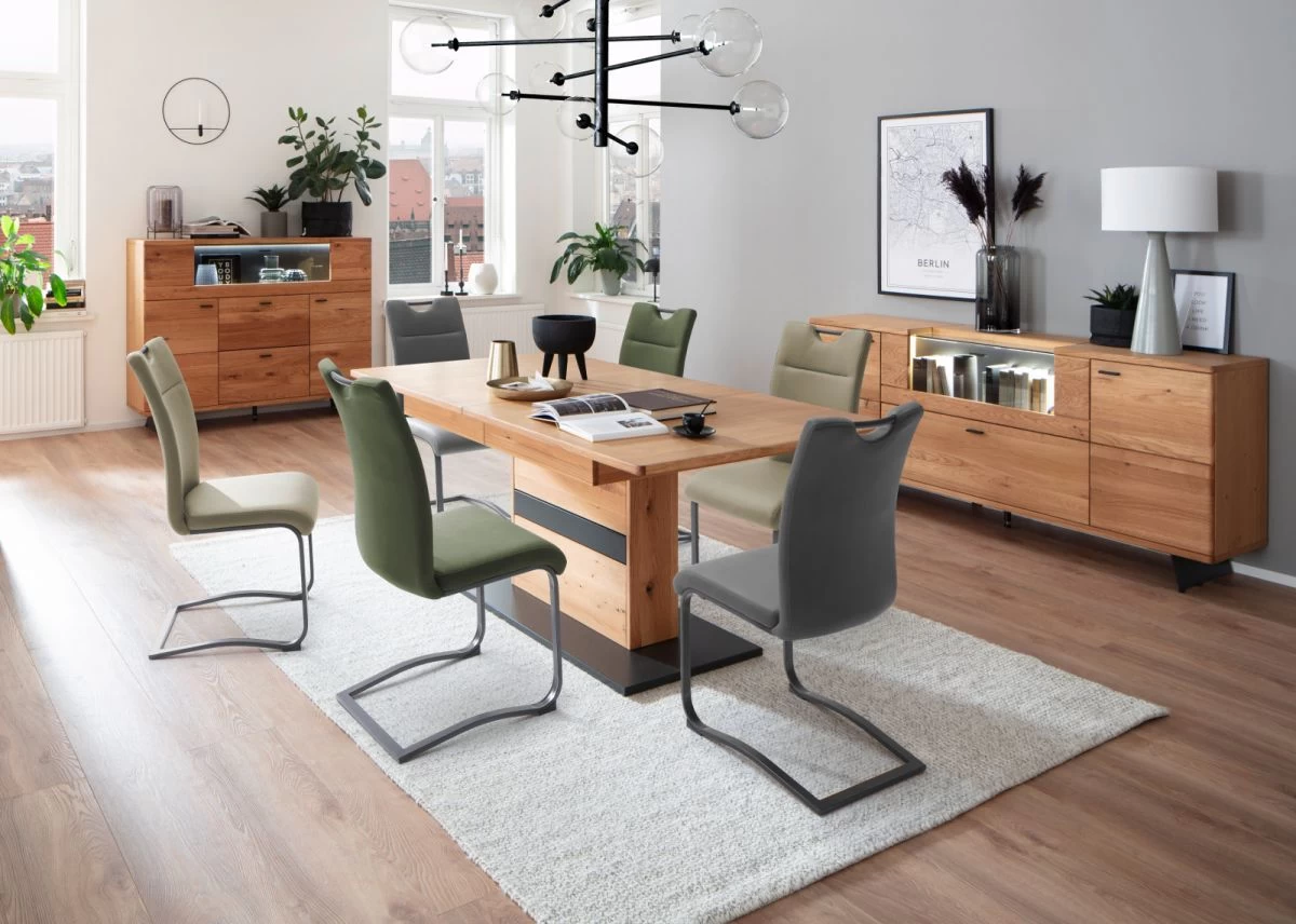 2 X Stuhl "Zapara" In Olive Mikrofaser Freischwinger Esszimmerstuhl 2er Set Mit Komfortsitzhöhe 7 2 X Stuhl "Zapara" In Olive Mikrofaser Freischwinger Esszimmerstuhl 2er Set Mit Komfortsitzhöhe – Bild 5