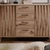 Kommode "Wellington" In Schweden Eiche Mit 3D-Reliefoptik Wohn- Und Esszimmer Sideboard 127 X 85 Cm -Wohnwelt Verkauf 9210 1