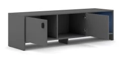 TV-Lowboard "Chorus" In Grau TV-Unterteil Mit LED Beleuchtung 140 X 40 Cm 13 TV-Lowboard "Chorus" In Grau TV-Unterteil Mit LED Beleuchtung 140 X 40 Cm -Wohnwelt Verkauf 9224 5