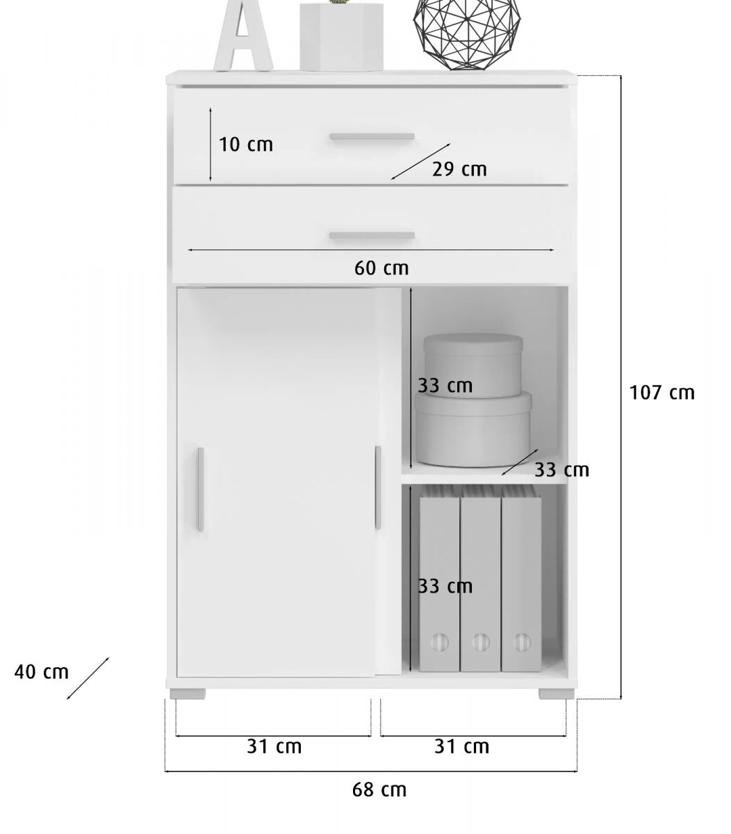 Garderobenschrank Set 4-teilig "Mover" In Weiß Systemmöbel Kombination 136 X 212 Cm 10 Garderobenschrank Set 4-teilig "Mover" In Weiß Systemmöbel Kombination 136 X 212 Cm – Bild 8