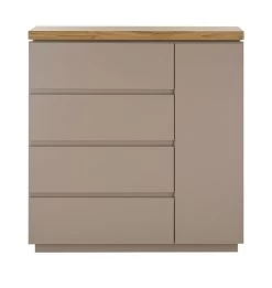 Kommode "Palamos" In Warmgrau Matt Lackiert Und Akazie Massiv Wohn- Und Esszimmer Sideboard 100 Cm 19 Kommode "Palamos" In Warmgrau Matt Lackiert Und Akazie Massiv Wohn- Und Esszimmer Sideboard 100 Cm -Wohnwelt Verkauf 9385 8