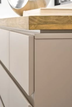 Kommode "Palamos" In Warmgrau Matt Lackiert Und Akazie Massiv Wohn- Und Esszimmer Highboard 113 X 123 Cm 14 Kommode "Palamos" In Warmgrau Matt Lackiert Und Akazie Massiv Wohn- Und Esszimmer Highboard 113 X 123 Cm -Wohnwelt Verkauf 9386 4