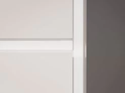 Garderobe Set 2-teilig "Kato" In Weiß Und Grau Garderobenkombination Inklusive Frontbeleuchtung 85 X 190 Cm -Wohnwelt Verkauf 9584 3