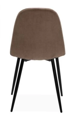 4 X Stuhl "Anya" In Braun Cord Und Schwarz 4-Fußstuhl Küchen- Und Esszimmerstuhl 4er Set 10 4 X Stuhl "Anya" In Braun Cord Und Schwarz 4-Fußstuhl Küchen- Und Esszimmerstuhl 4er Set -Wohnwelt Verkauf 9726 2