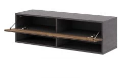 TV-Lowboard "Epsom" In Used Wood Und Matera Grau TV Unterteil Hängend 100 X 30 Cm -Wohnwelt Verkauf 9741 6