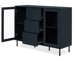 Kommode "Caracas" In Blau Wohn- Und Esszimmer Sideboard 120 X 90 Cm -Wohnwelt Verkauf 9778 8