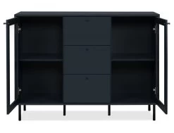 Kommode "Caracas" In Blau Wohn- Und Esszimmer Sideboard 120 X 90 Cm -Wohnwelt Verkauf 9778 9