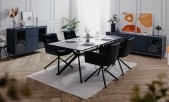 Sideboard "Caracas" In Blau Wohn- Und Esszimmer Kommode 180 X 90 Cm 17 Sideboard "Caracas" In Blau Wohn- Und Esszimmer Kommode 180 X 90 Cm -Wohnwelt Verkauf 9779 6