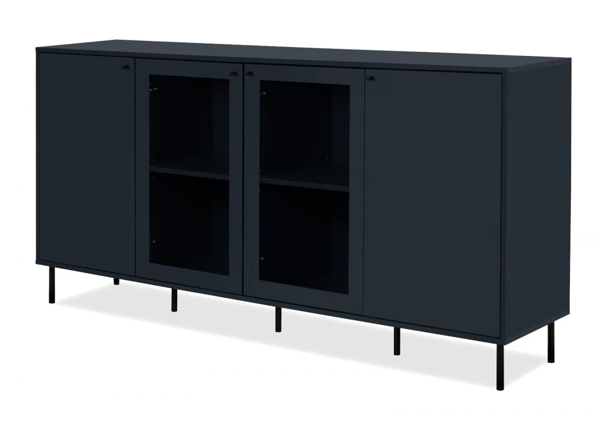 Sideboard "Caracas" In Blau Wohn- Und Esszimmer Kommode 180 X 90 Cm 9 Sideboard "Caracas" In Blau Wohn- Und Esszimmer Kommode 180 X 90 Cm – Bild 7