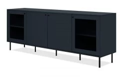 Sideboard "Caracas" In Blau Wohn- Und Esszimmer Kommode 180 X 68 Cm -Wohnwelt Verkauf 9781 7
