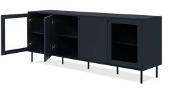 Sideboard "Caracas" In Blau Wohn- Und Esszimmer Kommode 180 X 68 Cm -Wohnwelt Verkauf 9781 8