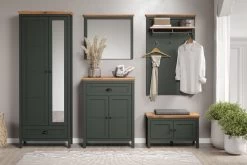 Garderobenpaneel "Stanton" In Grün Und Evoke Eiche Landhaus Wandgarderobe 77 X 123 Cm 16 Garderobenpaneel "Stanton" In Grün Und Evoke Eiche Landhaus Wandgarderobe 77 X 123 Cm -Wohnwelt Verkauf 9790 7