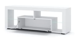 TV-Lowboard "Mount" In Schwarz Glanz Und Weiß Mit LED 140 X 51 Cm -Wohnwelt Verkauf 9850 6