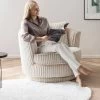 Drehsessel "Comfy" In Wollweiß Mega-Cord Sessel 360° Drehbar Inklusive Kissen 1 Drehsessel "Comfy" In Wollweiß Mega-Cord Sessel 360° Drehbar Inklusive Kissen -Wohnwelt Verkauf 9853 1