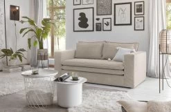 Sofa "Pesaro" In Beige Cord Couch 2-Sitzer 180 Cm -Wohnwelt Verkauf 9861 3