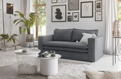 Sofa "Pesaro" In Grau Cord Couch 2-Sitzer 180 Cm 13 Sofa "Pesaro" In Grau Cord Couch 2-Sitzer 180 Cm -Wohnwelt Verkauf 9863 3