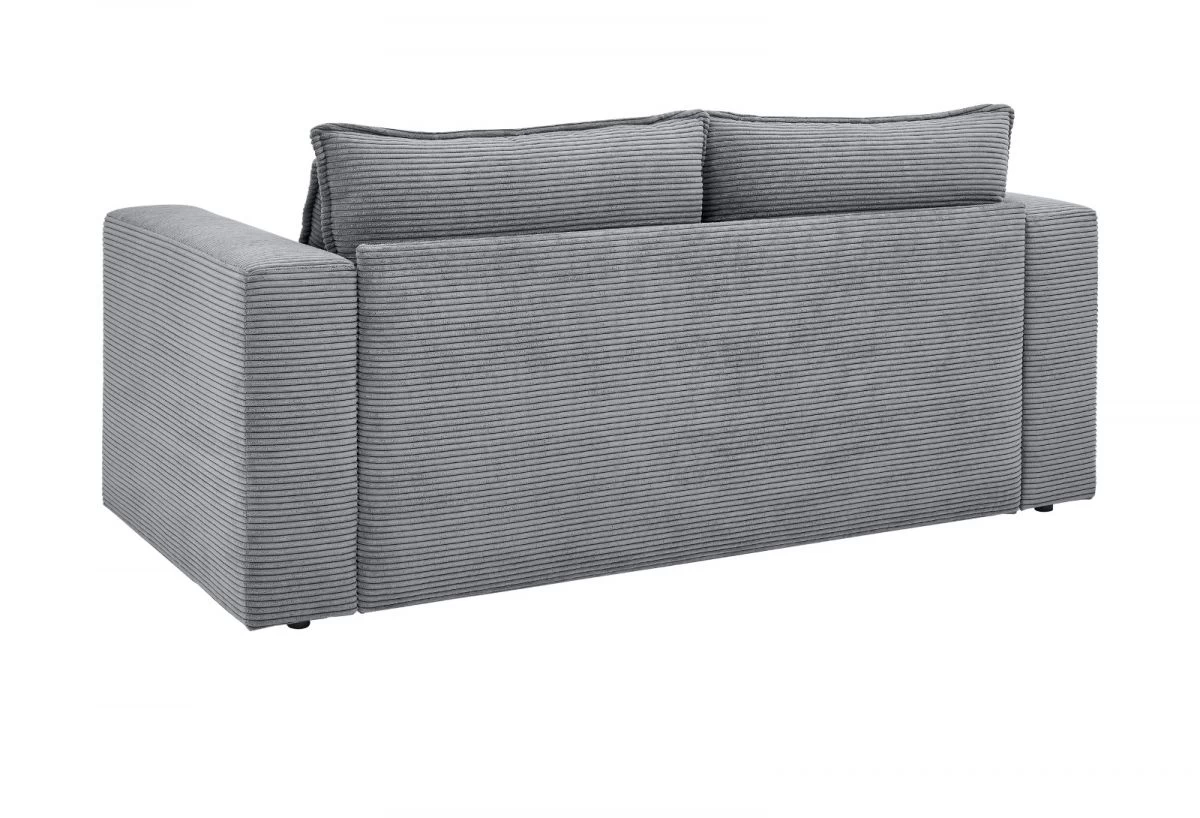 Sofa "Pesaro" In Grau Cord Couch 2-Sitzer 180 Cm 9 Sofa "Pesaro" In Grau Cord Couch 2-Sitzer 180 Cm – Bild 7