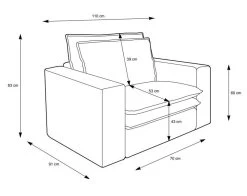 Sessel "Pesaro" In Braun Cord Loungesessel 110 Cm -Wohnwelt Verkauf 9868 10