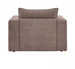 Sessel "Pesaro" In Braun Cord Loungesessel 110 Cm -Wohnwelt Verkauf 9868 8