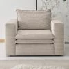 Sessel "Pesaro" In Beige Cord Loungesessel 110 Cm -Wohnwelt Verkauf 9869 1