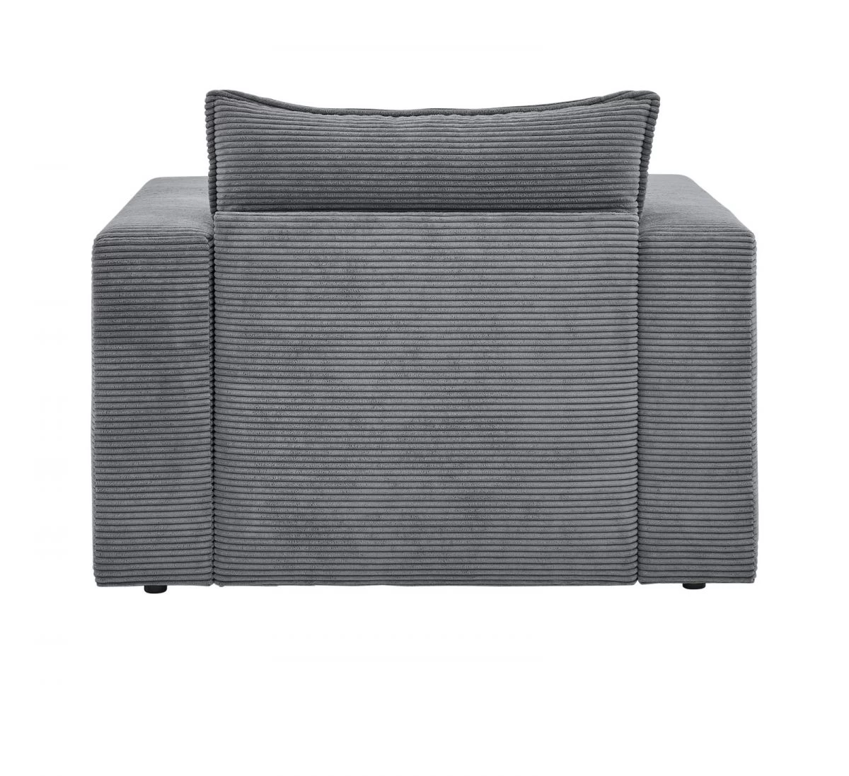 Sessel "Pesaro" In Grau Cord Loungesessel 110 Cm 10 Sessel "Pesaro" In Grau Cord Loungesessel 110 Cm – Bild 8