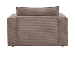 Loveseat Sessel "Pesaro" In Braun Cord Loungesessel 125 Cm -Wohnwelt Verkauf 9872 8