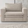 Loveseat Sessel "Pesaro" In Beige Cord Loungesessel 125 Cm -Wohnwelt Verkauf 9873 1