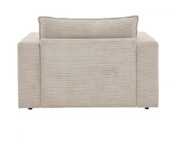 Loveseat Sessel "Pesaro" In Beige Cord Loungesessel 125 Cm -Wohnwelt Verkauf 9873 8