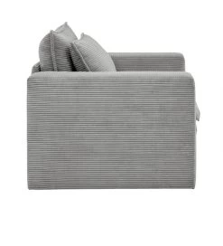 Loveseat Sessel "Pesaro" In Hellgrau Cord Loungesessel 125 Cm 20 Loveseat Sessel "Pesaro" In Hellgrau Cord Loungesessel 125 Cm -Wohnwelt Verkauf 9874 9